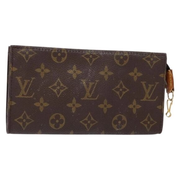 LOUIS VUITTON Monogram Bucket GM Accessory Pouch LV Auth sw1448 - Picture 1 of 16